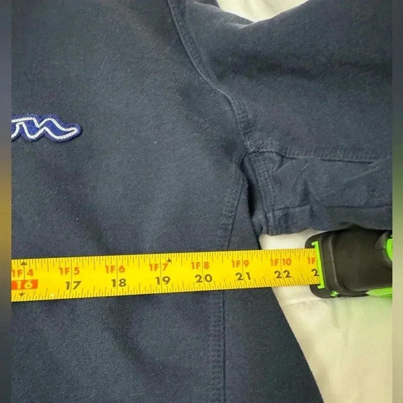 Vintage Champion Unisex Navy Sweatshirt Y2K Size XL Oversized Comfy Athlesuire - Picture 8 of 10